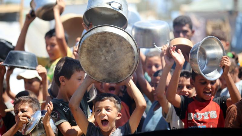 Niños en la Franja de Gaza. EP