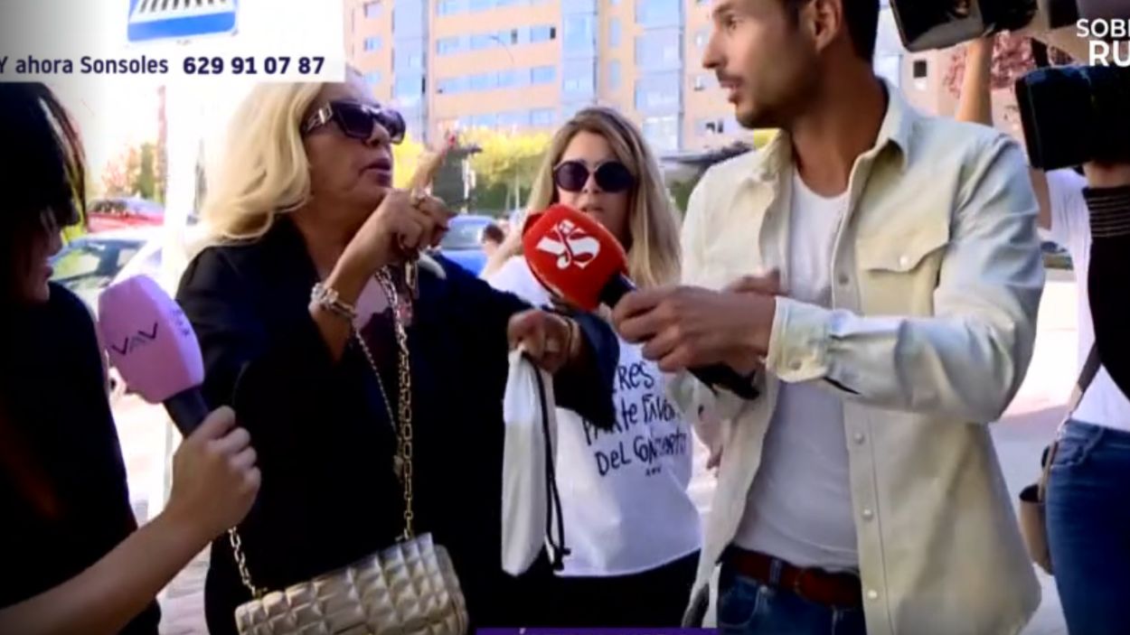 Bárbara Rey pierde la compostura ante la prensa. Atresmedia Televisión