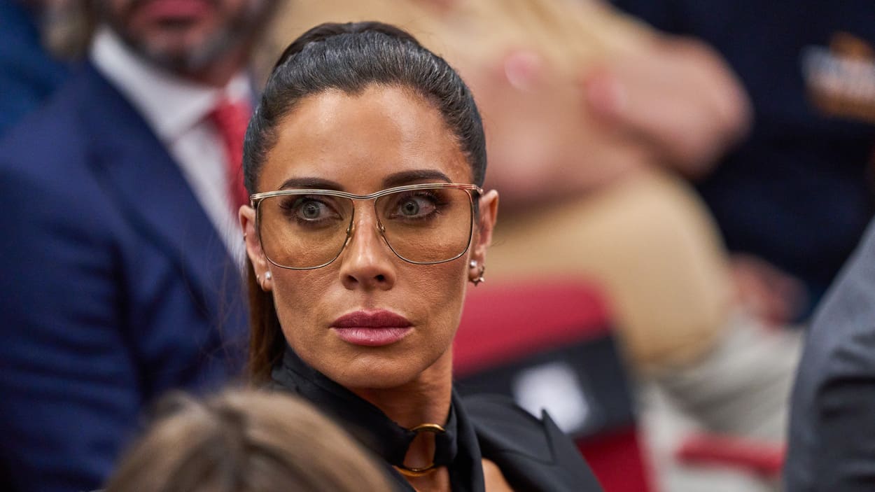 Pilar Rubio en la presentación de Sergio Ramos en el Sevilla FC. EP. 