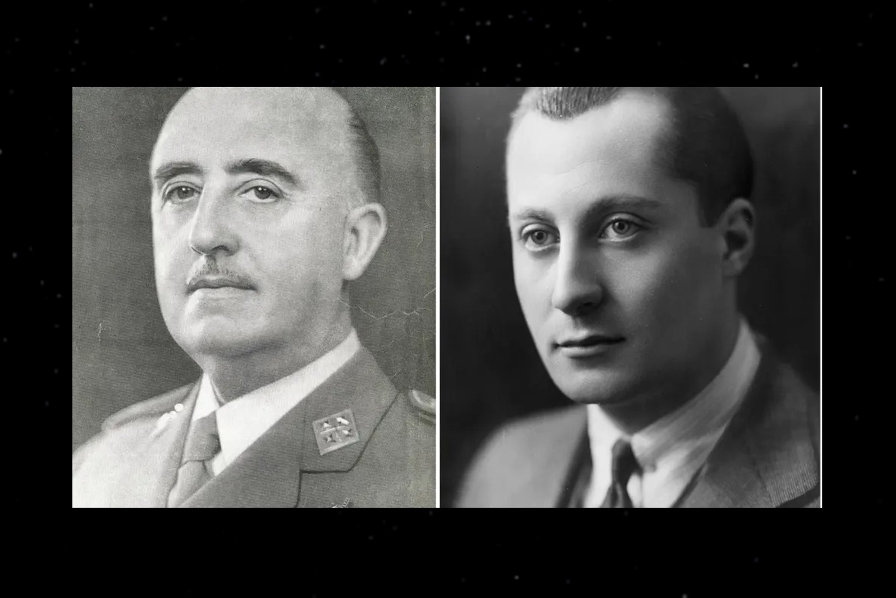 Franco y José Antonio Primo de Rivera