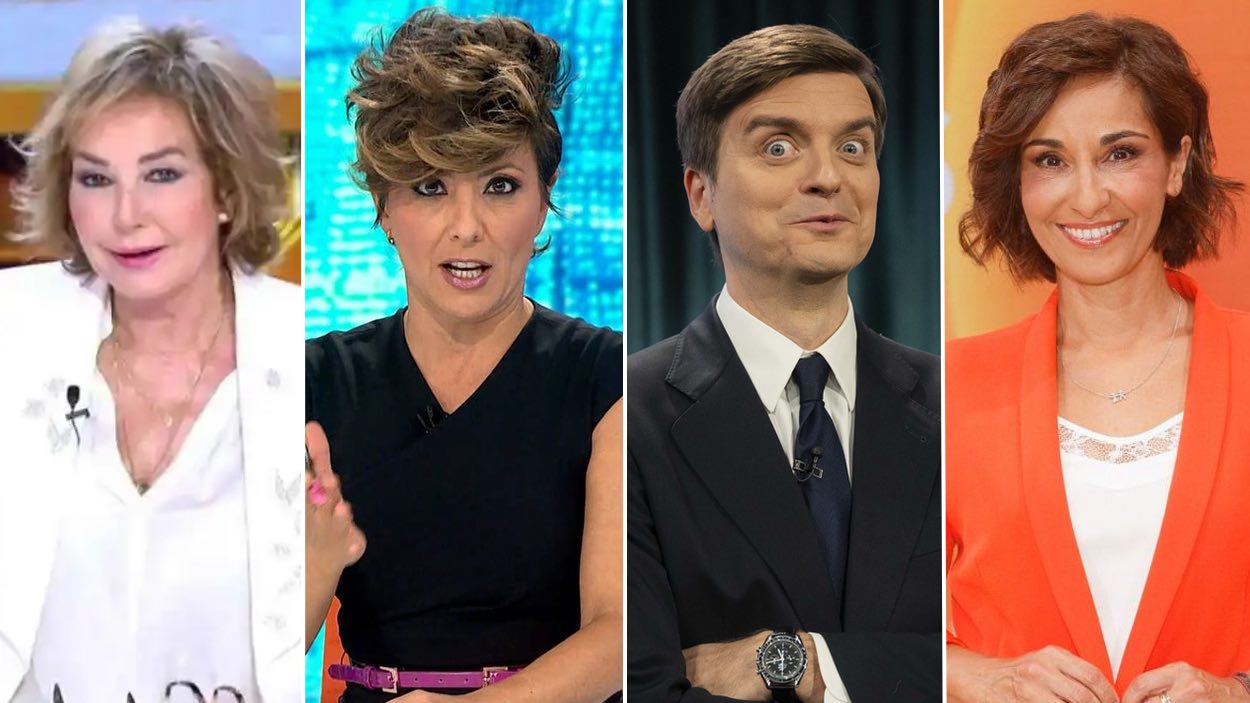 Las audiencias en un 'superdía' opacadas por Broncano. Elaboración propia