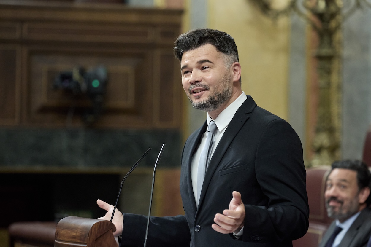 Gabriel Rufián en el Congreso. EP