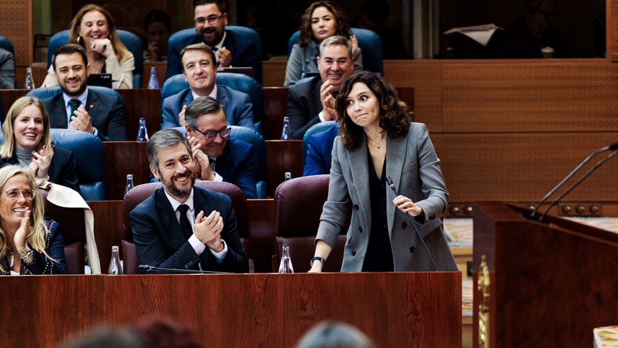 La presidenta de la Comunidad de Madrid, Isabel Díaz Ayuso. EP