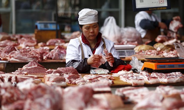 El consumo de carne en China y los gases de efecto invernadero