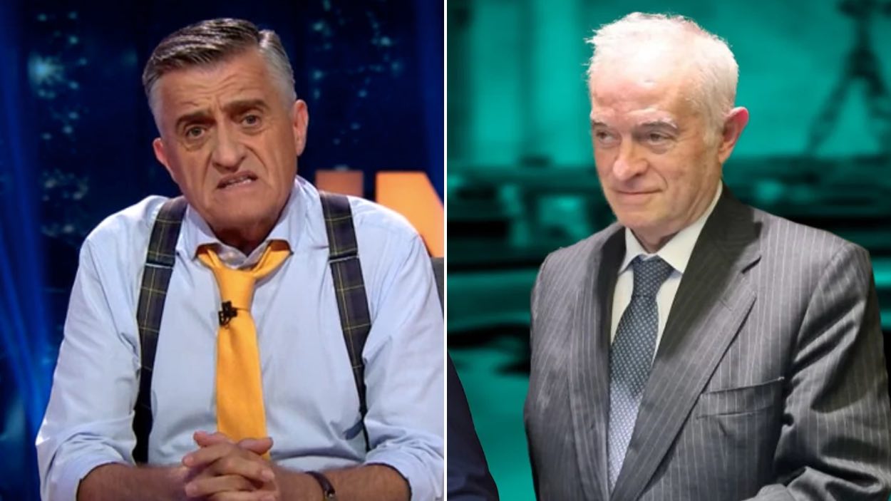 El Gran Wyoming y el juez Peinado. Atresmedia Televisión