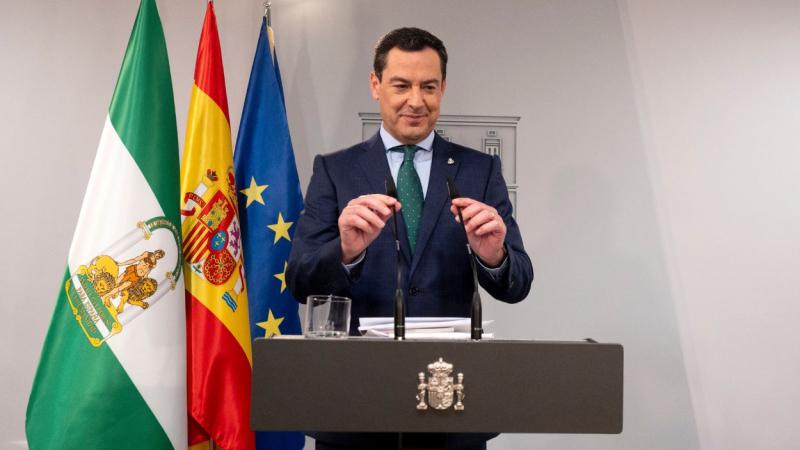  El presidente de Andalucía, Juan Manuel Moreno Bonilla. EP