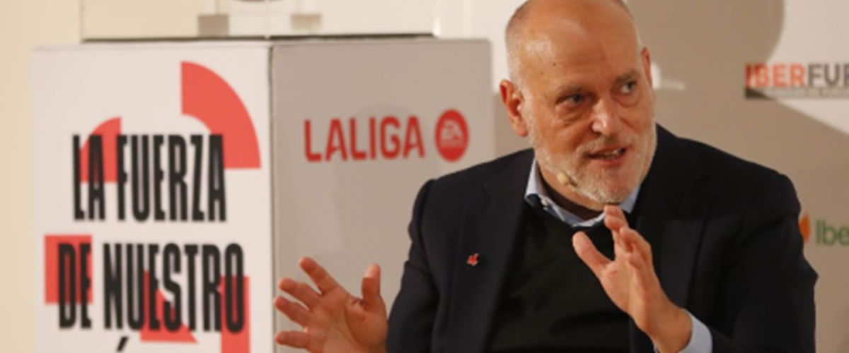 'No es fútbol, es censura': Tebas convierte una protesta contra LaLiga en un "compromiso por la paz"