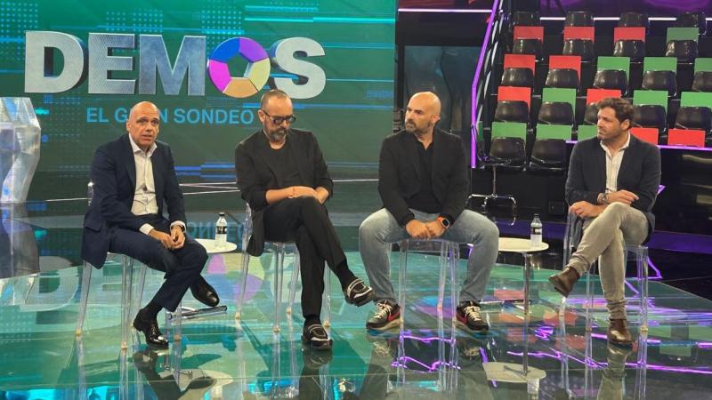 Risto Mejide presenta 'Demos: El gran sondeo' en Telecinco. ElPlural.com