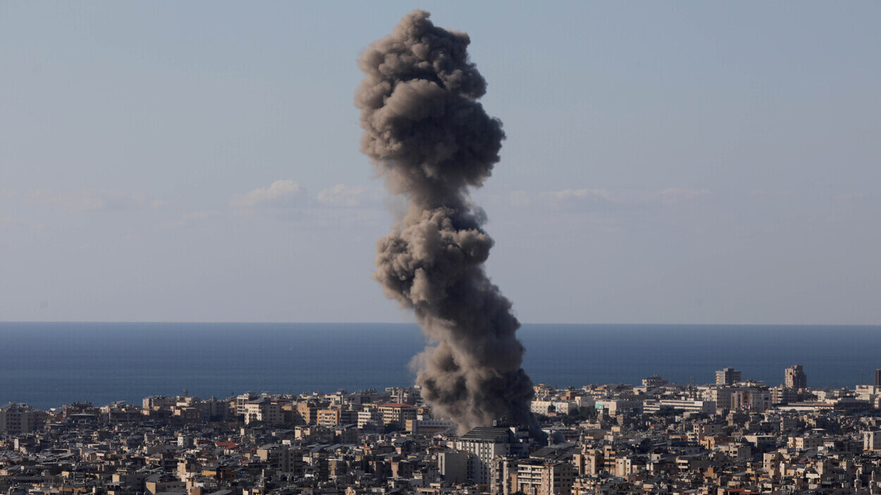 Bombardeo del ejército de Israel sobre Beirut (Líbano). EP
