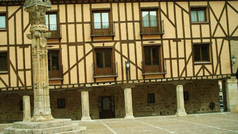 Plaza Mayor de Peñaranda de Duero, en Burgos (Foto Ayuntamiento de Peñaranda de Duero)