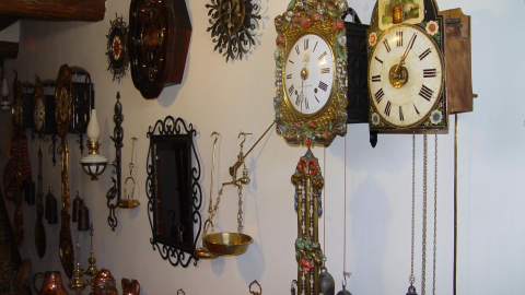 Relojes de la herrería de Peñaranda de Duero (Foto Ayuntamiento de Peñaranda de Duero)