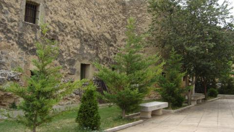 Muralla medieval de Peñaranda de Duero, integrada en el casco urbano (Foto Ayuntamiento de Peñaranda)