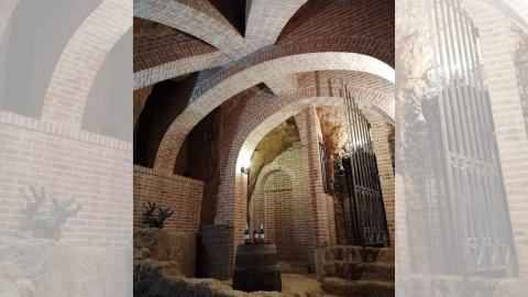 Una de las singularidades de Peñaranda de Duero es que cuenta con bodegas subterráneas (Foto Ayuntamiento de Peñaranda)