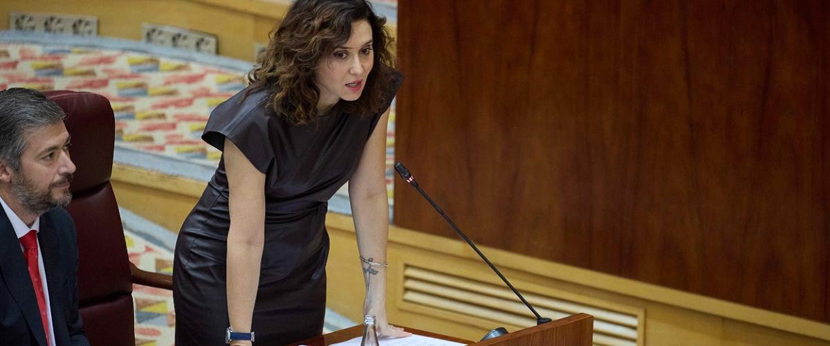 En directo: sesión de control al gobierno de Ayuso en la Asamblea de Madrid