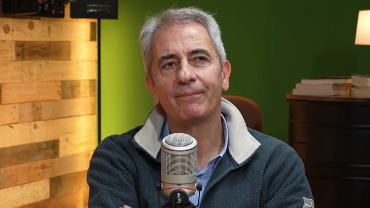 Manolo Lama, sobre el final de 'El Golazo de Gol'. YouTube