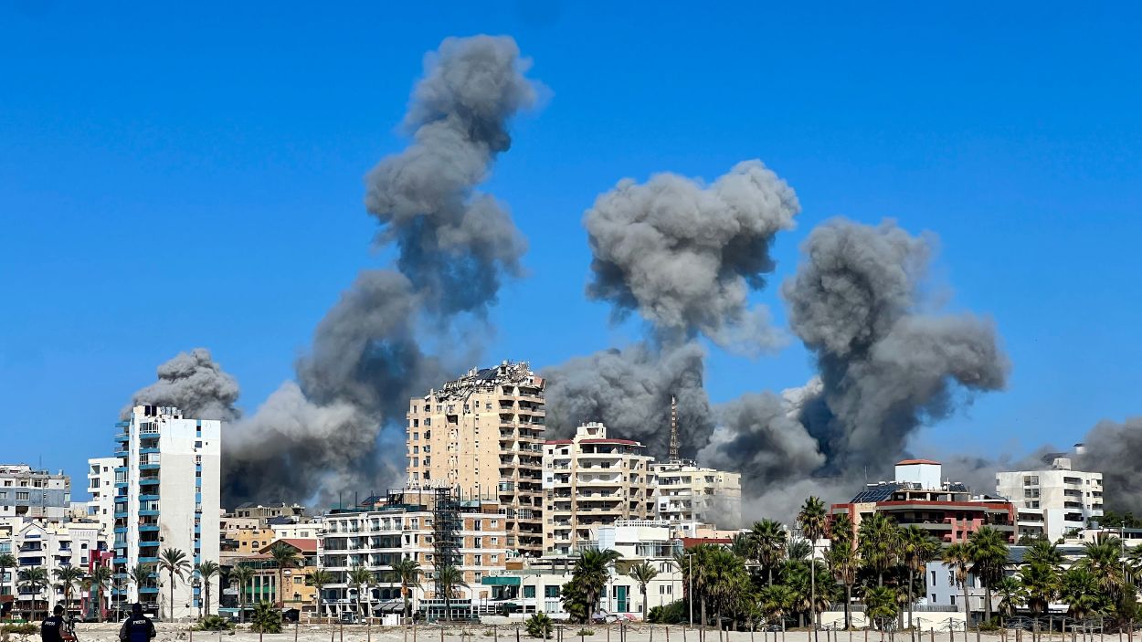 Bombardeos israelíes en Tiro (Líbano). EP