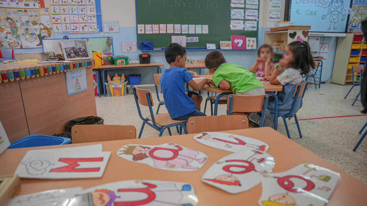 Inicio del curso escolar en un centro de Sevilla. EP. 