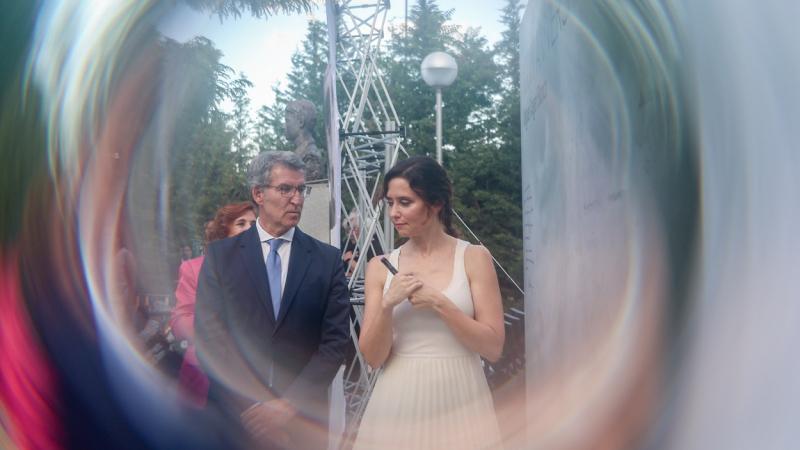 Alberto Núñez Feijóo e Isabel Díaz Ayuso en una imagen de archivo. EP