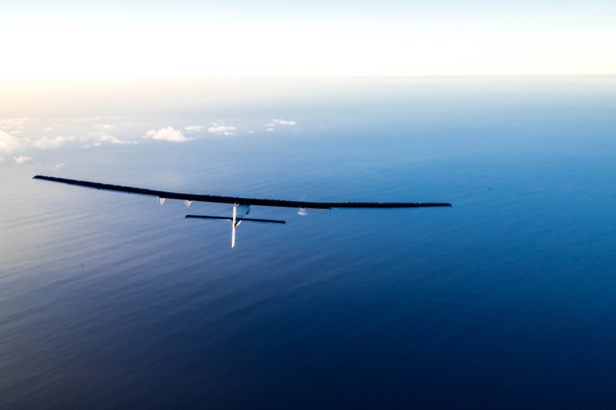 Un avión solar completa el viaje Nueva York - Sevilla