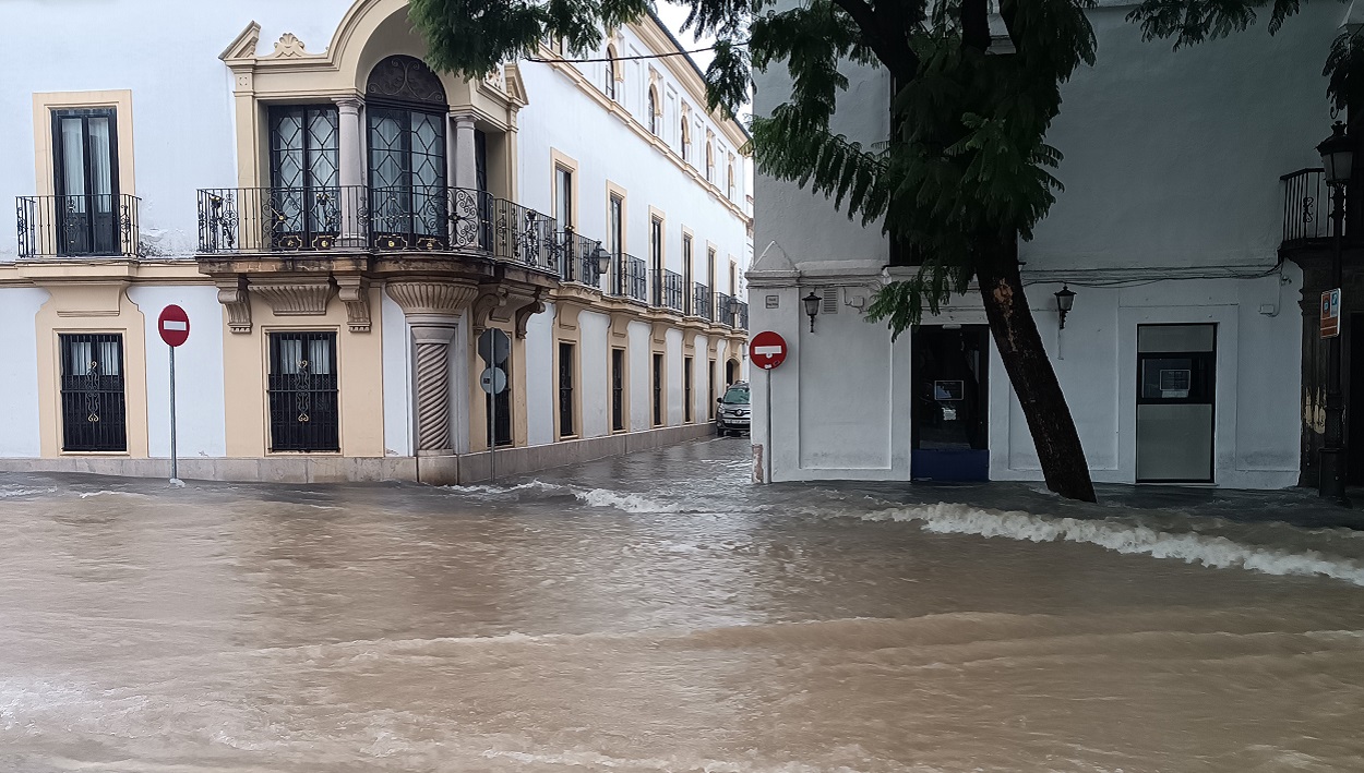 Inundaciones en Jerez por la DANA. EP