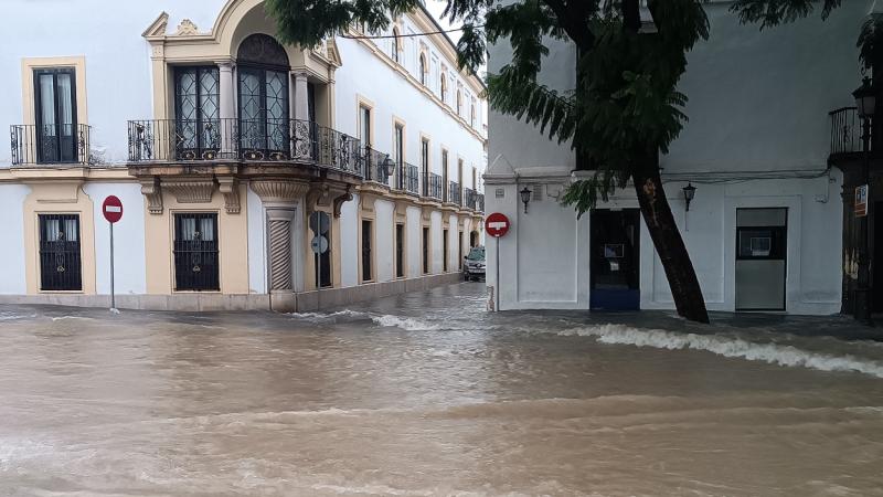 Inundaciones en Jerez por la DANA. EP