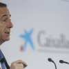El consejero delegado de CaixaBank, Gonzalo Gortázar, en una presentación de resultados anterior. EP