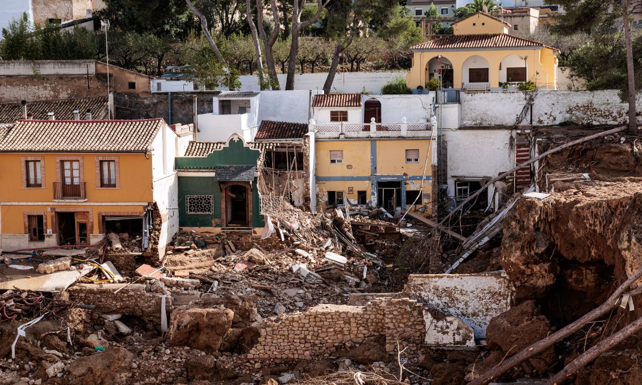 Una zona afectada por la DANA, a 2 de noviembre de 2024, en Chiva, Valencia, Comunidad Valenciana (España). EP
