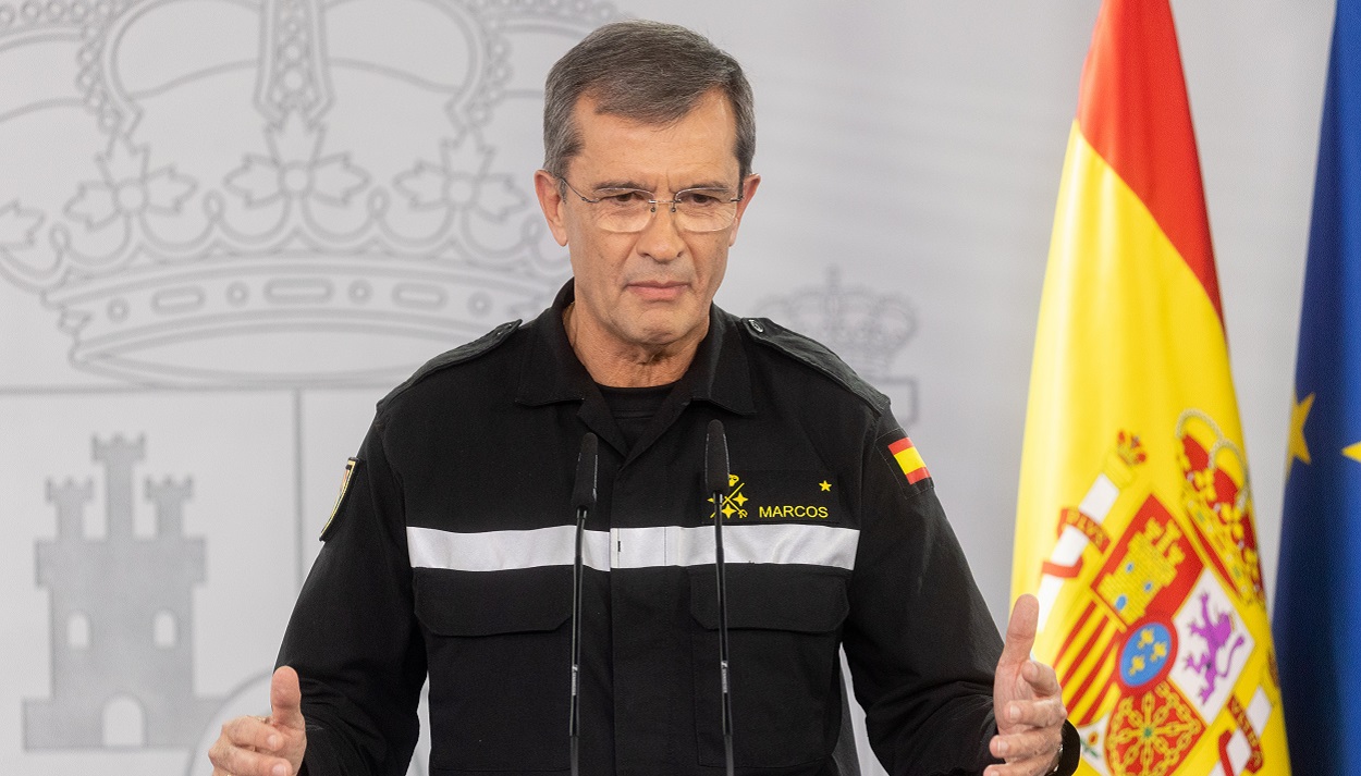 Javier Marcos, general jefe de la UME. EP