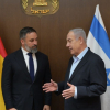 El presidente de Vox, Santiago Abascal, se reúne con el primer ministro israelí, Benjamín Netanyahu, en Israel. EP