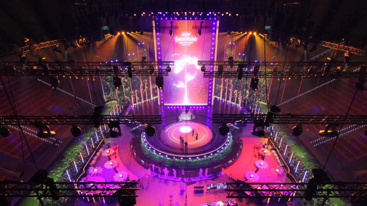 Escenario de Eurovisión Junior 2024, en Madrid. RTVE