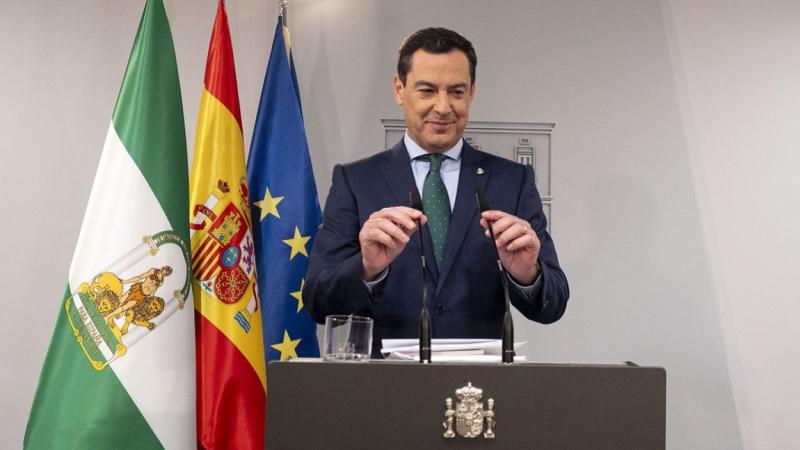 El presidente de Andalucía, Juan Manuel Moreno Bonilla. EPArchivo.