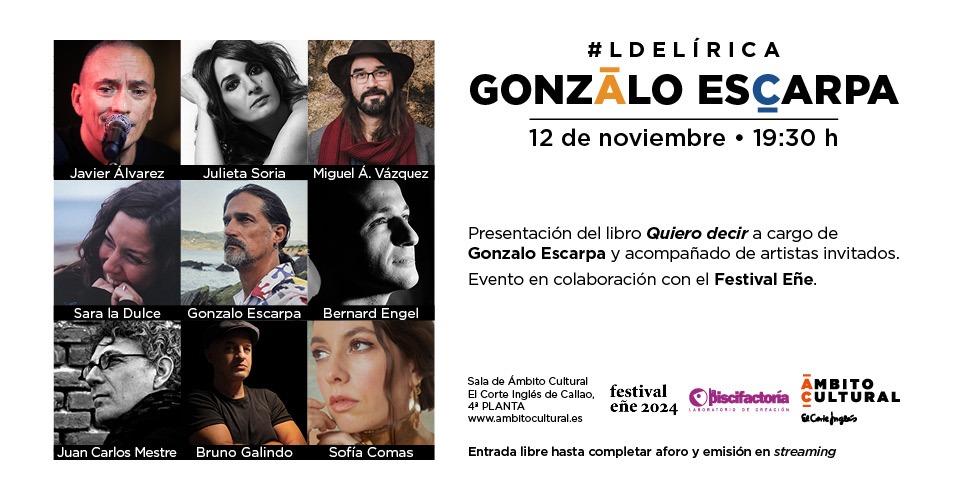 Presentación de 'Quiero decir', de Gonzalos Escarpa