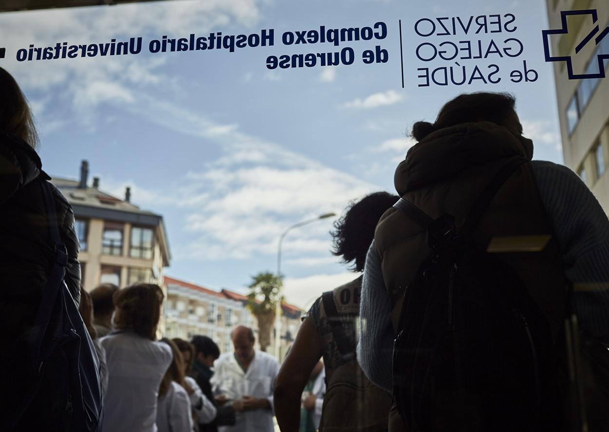 Imagen de una de las protestas de los profesionales de la sanidad gallega llevada a cabo en el último año (Foto: Europa Press).