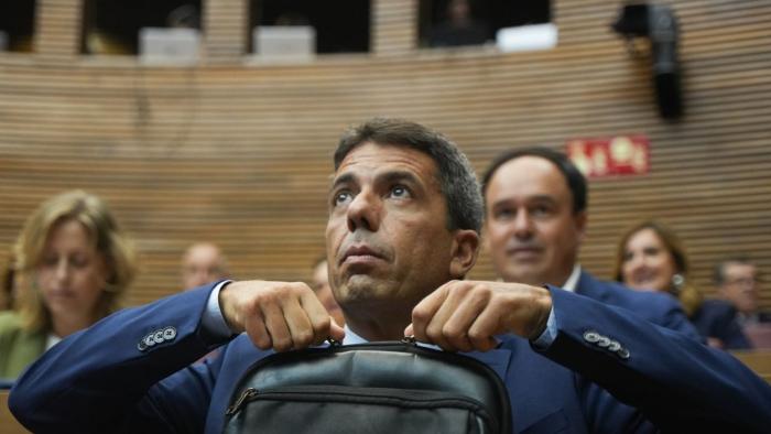 En directo: Mazón comparece por su gestión en la DANA en Les Corts