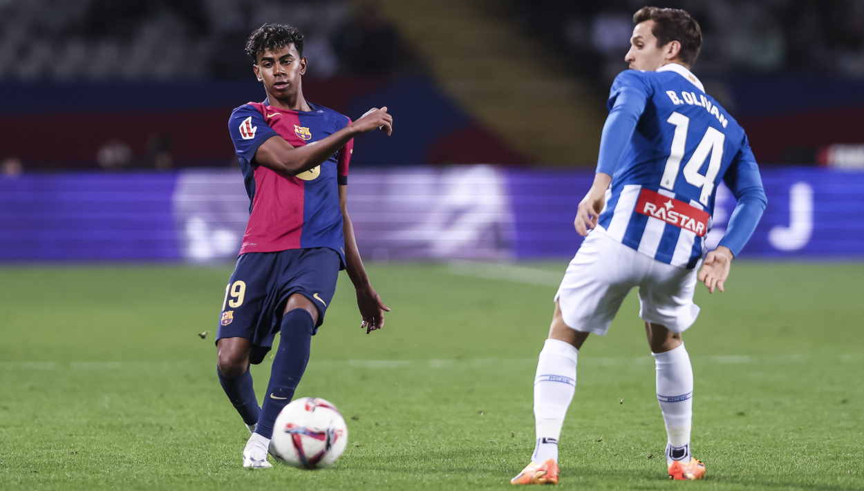 Un partido entre el FC Barcelona y el RCD Espanyol. EP