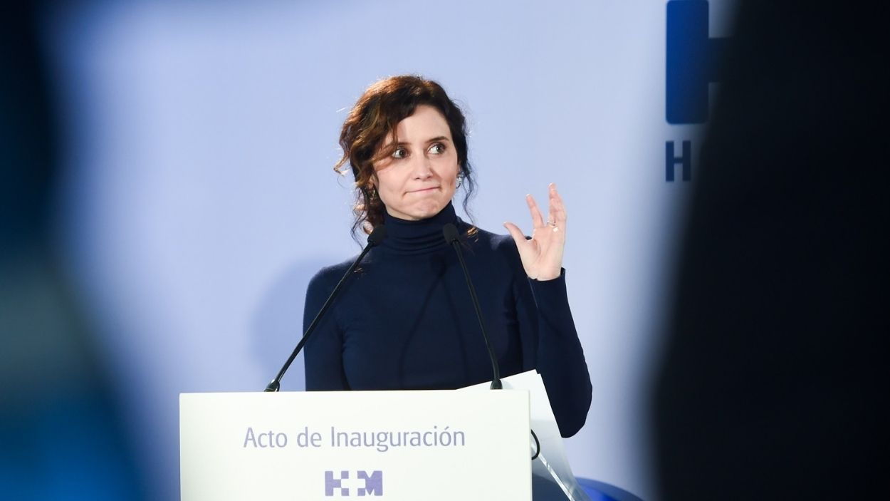 La presidenta de la Comunidad de Madrid, Isabel Díaz Ayuso, participa en el acto inaugural del Hospital Universitario HM Madrid Río, a 14 de noviembre de 2024, en Madrid (España). 