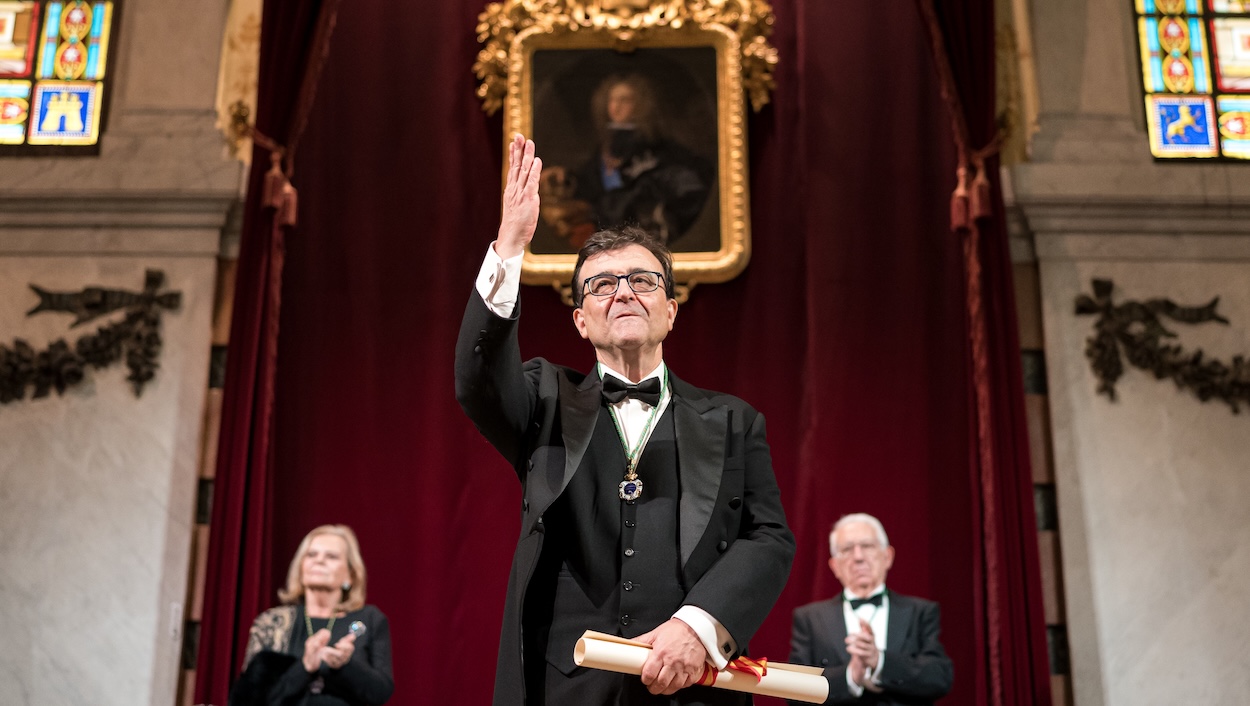 Javier Cercas ingresa en la RAE. EP