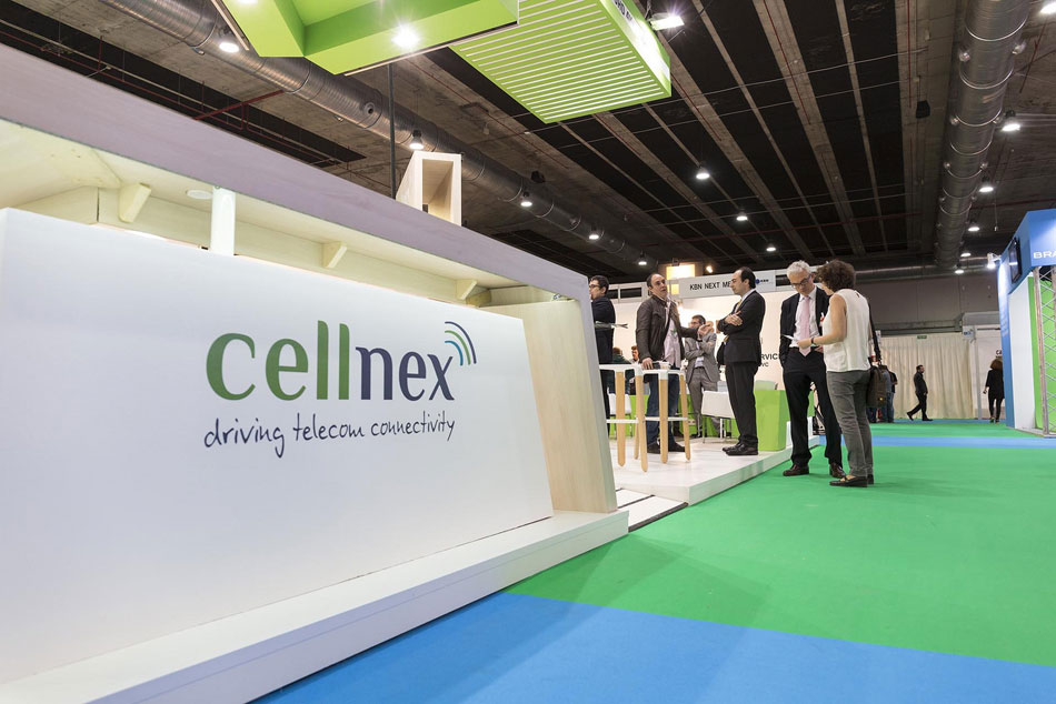 Stand de Cellnex en el Ifema