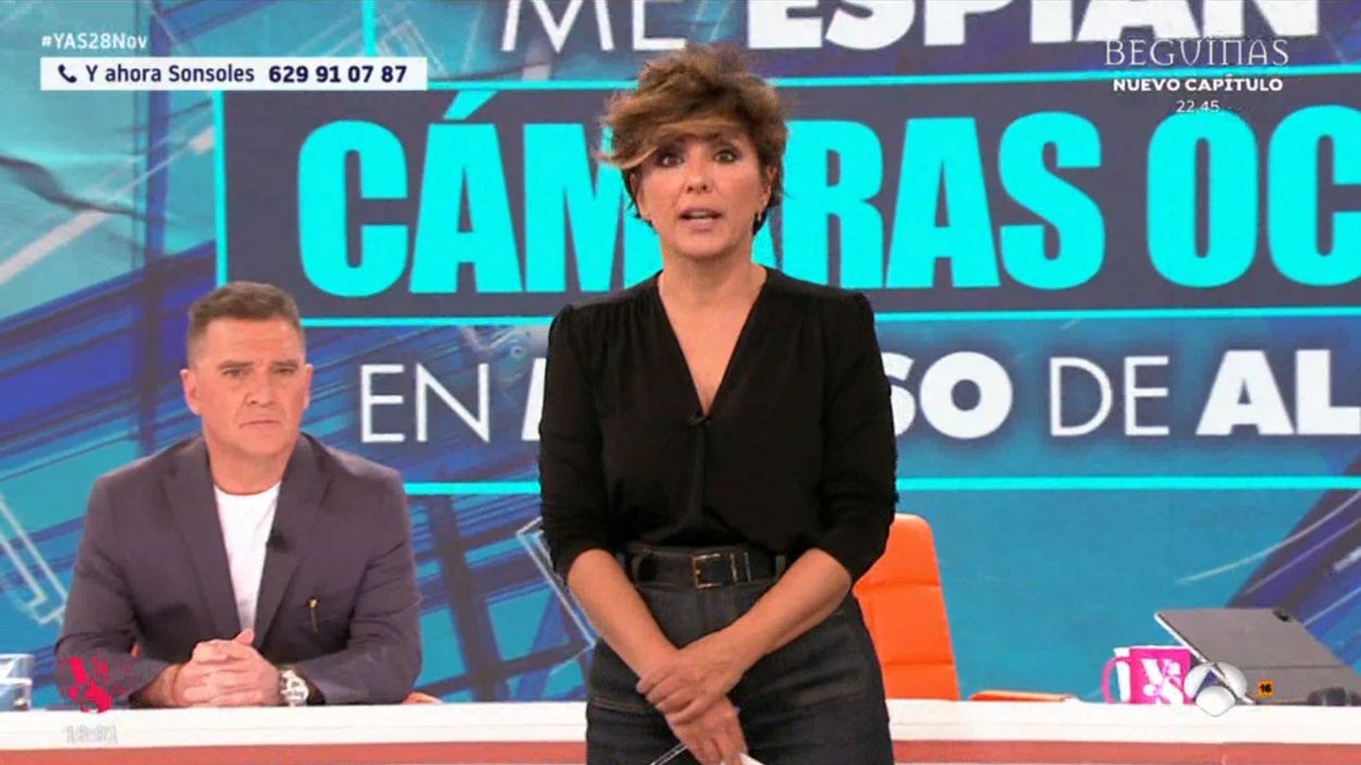 Sonsoles Ónega, ante las cámaras ocultas en una vivienda de alquiler. Atresmedia Televisión