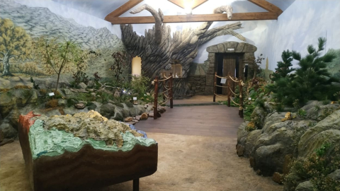 Interior de la Escuela Micológica de Ungilde (Foto: Ayuntamiento de Puebla de Sanabria)