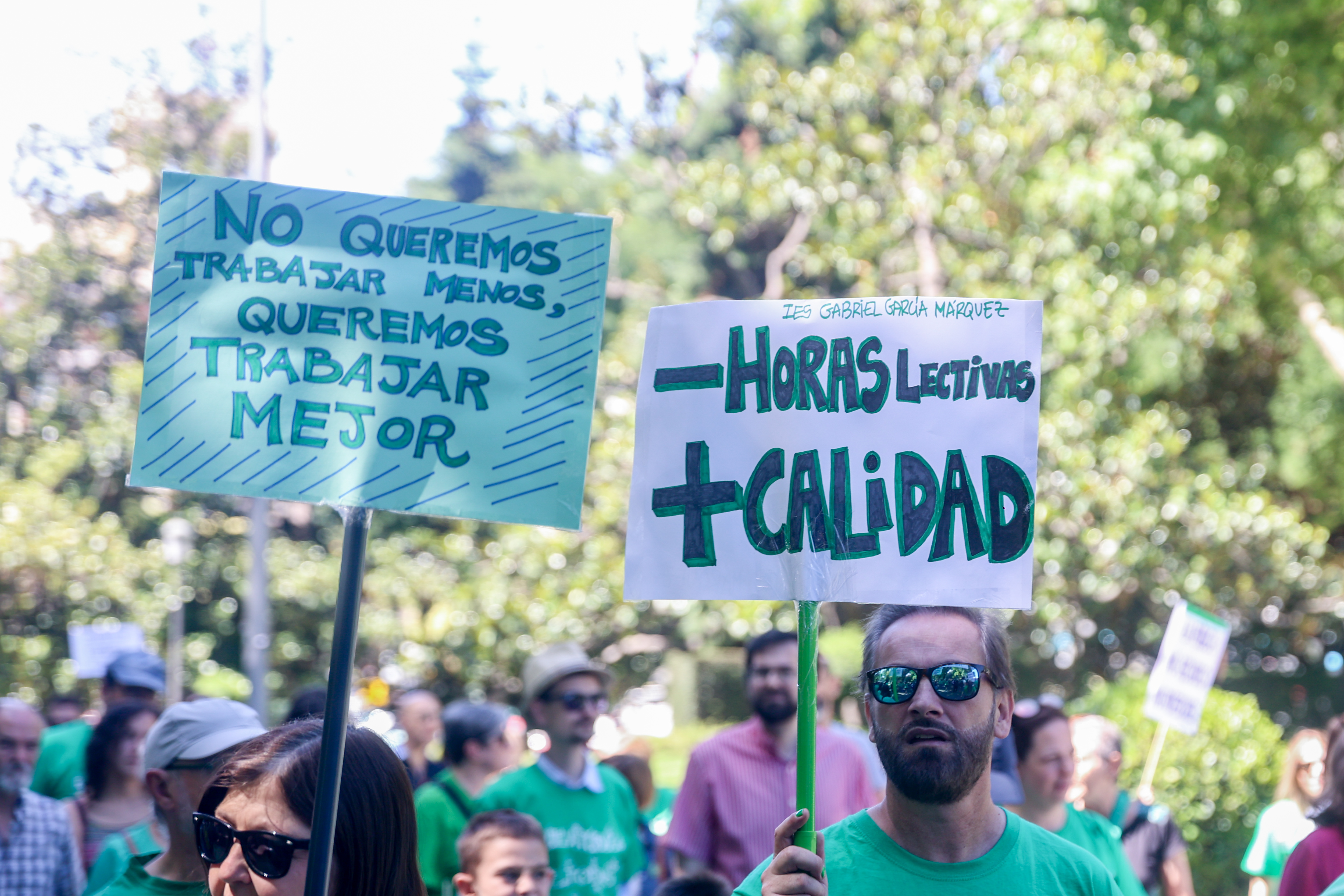 Manifestación por la educación pública