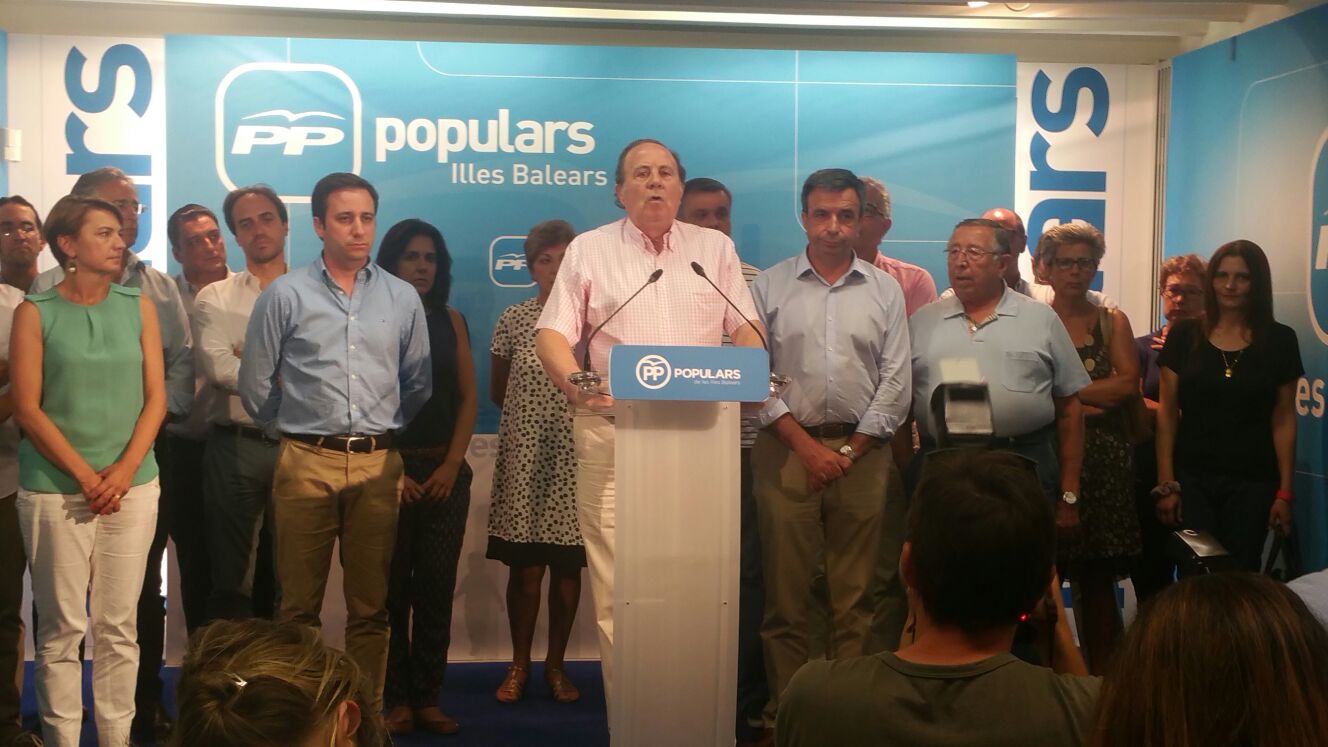 José María Rodríguez, presidente del Partido Popular de Palma en el momento de su dimisión.