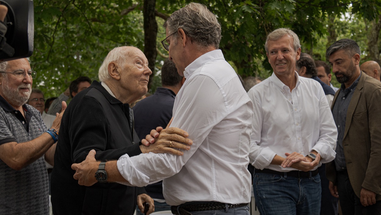 Alberto Núñez Feijóo y Alfonso Rueda. EP