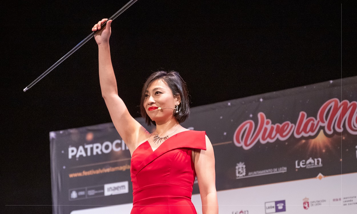 Violeta Zheng en el Festival 'Vive la magia'