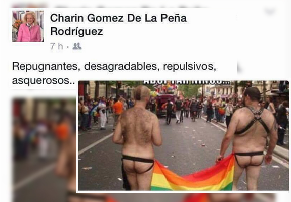 El comentario de Charín Gómez, concejala de Badajoz, sobre una foto del Orgullo.