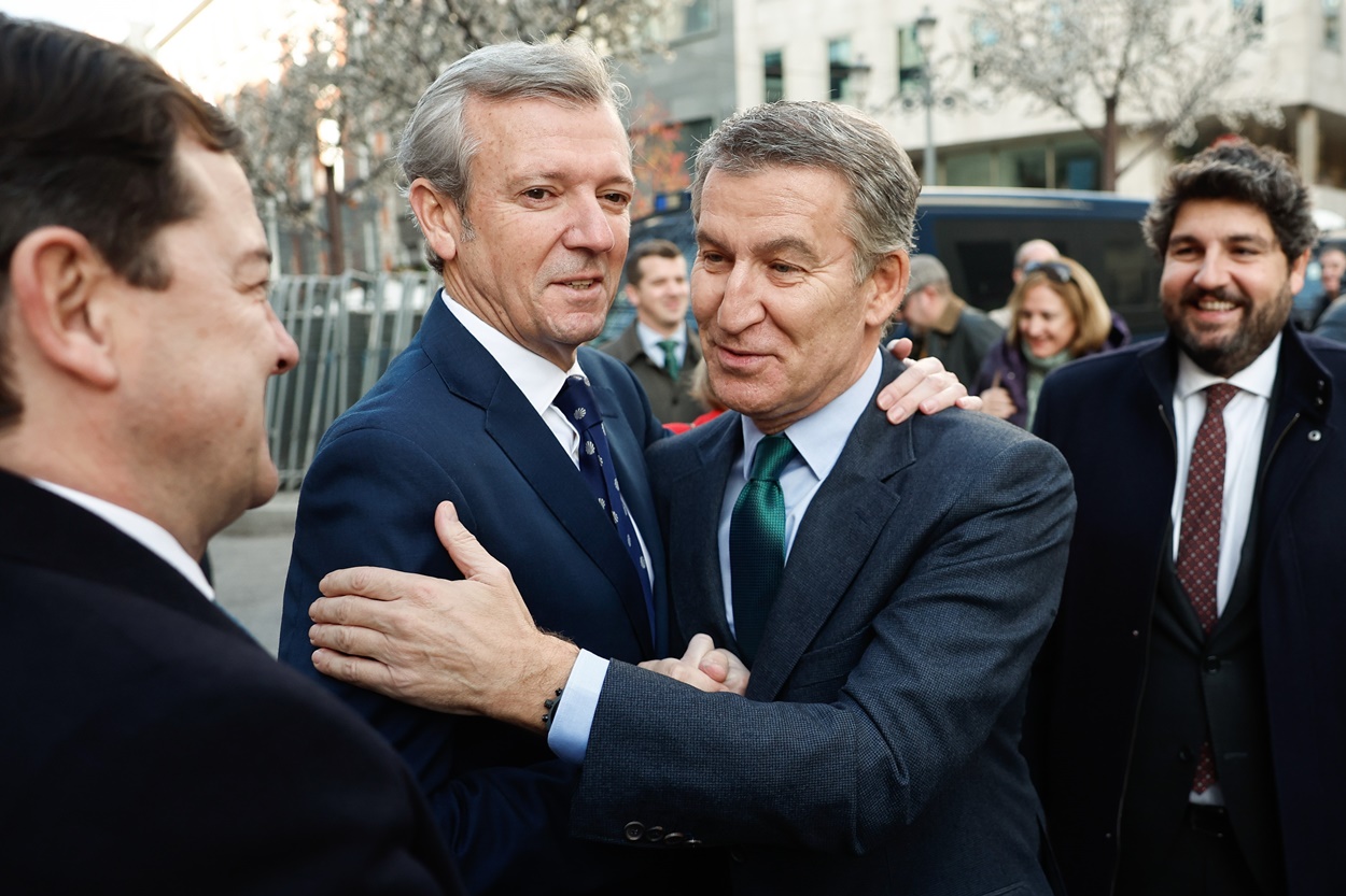 Feijóo y Rueda en un acto reciente (Foto: Europa Press).