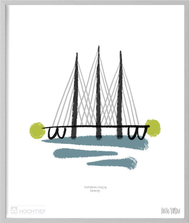 Queensferry Crossing, Escocia pintura