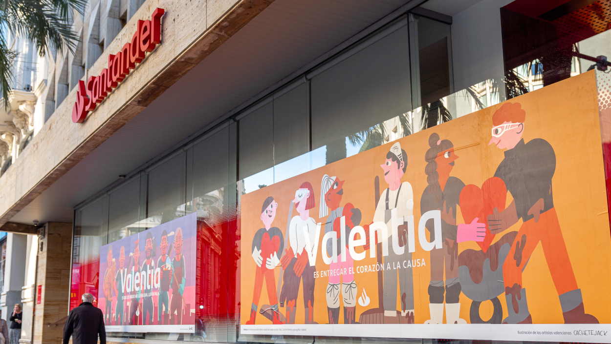 Santander destina 1,4 millones a ONG y asociaciones que ayudan en Valencia a los damnificados por la DANA