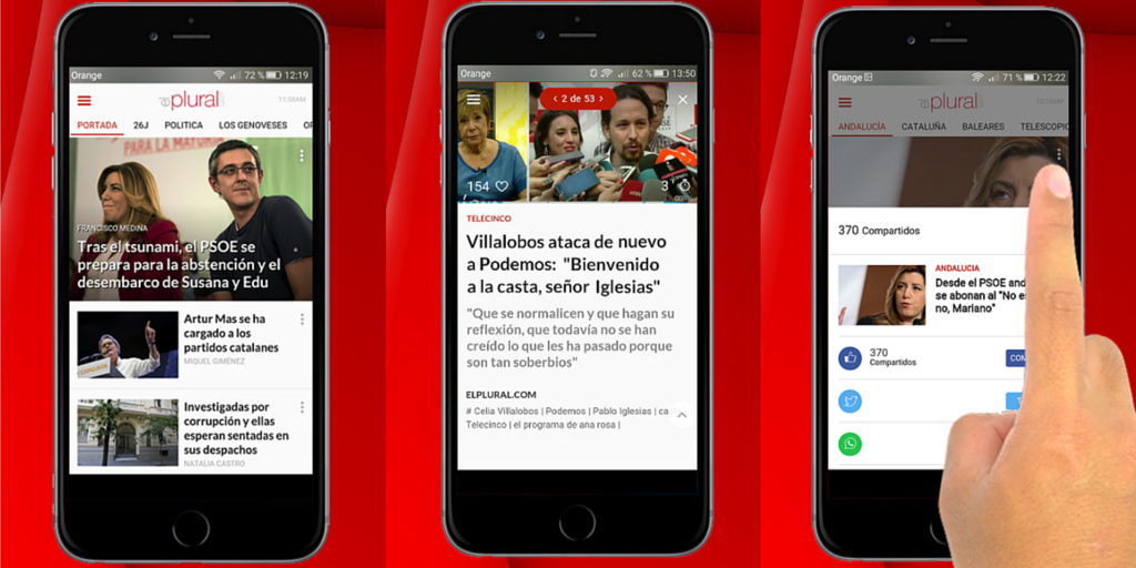 Nuestra app está disponible para Android e IOS 