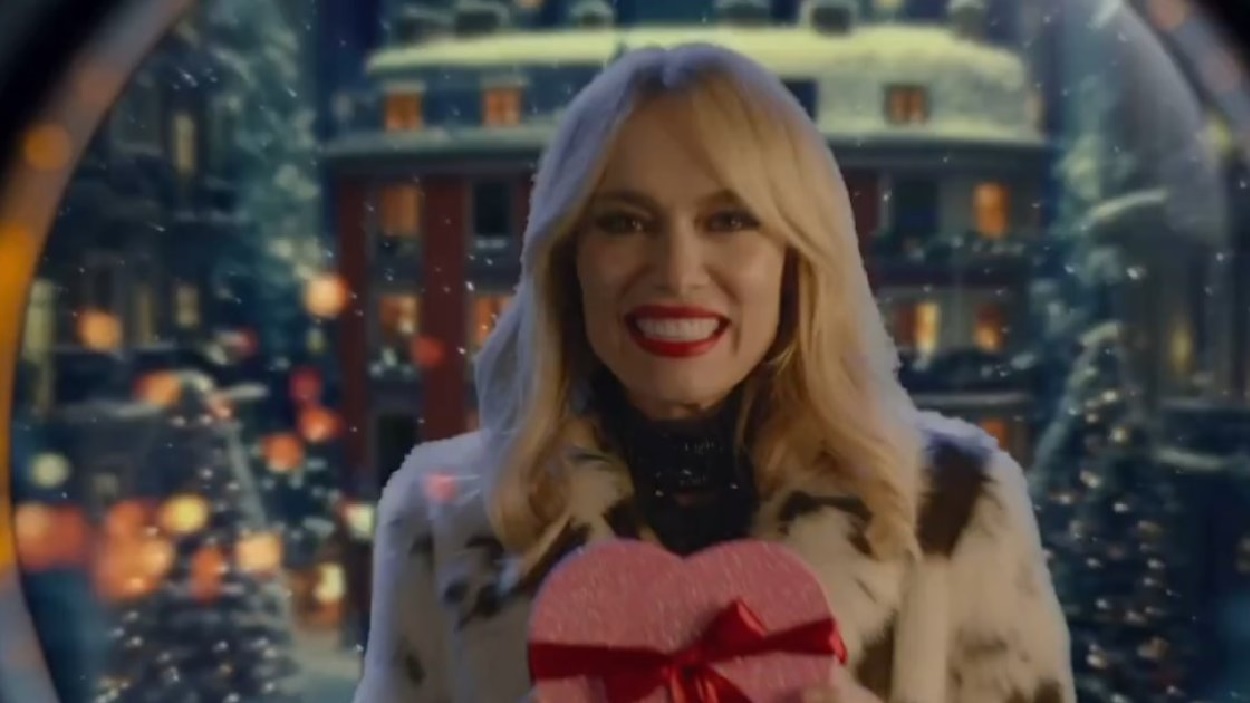 Patricia Conde en la promoción de las Navidades de RTVE.
